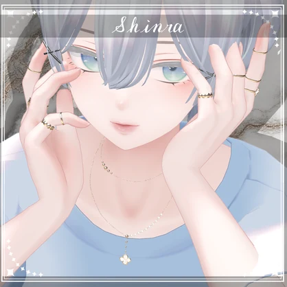 【複数アバター対応accessories】Blanc Fleur【VRChat想定】