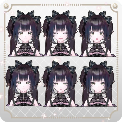 【vroidVRMキャラモデル】めろな(6色)Melona (6 colors)