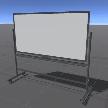 【3D内装】ホワイトボード【VRChat向け】
