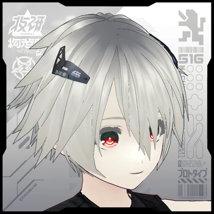電脳義体用装備【小型アンテナユニット_バレッタタイプ_L/R】