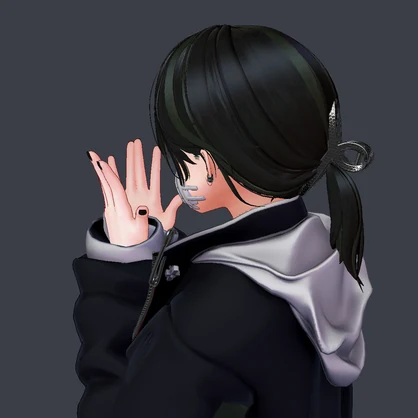 3Dキャラクター「弓月(Yudzuki)」