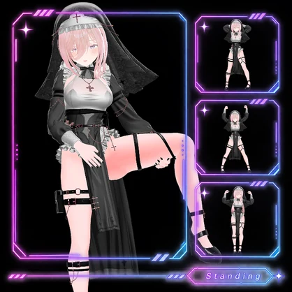 【worldギミック】world用ポーズ固定＆移動ツール：ミルティナ　【VRChat】