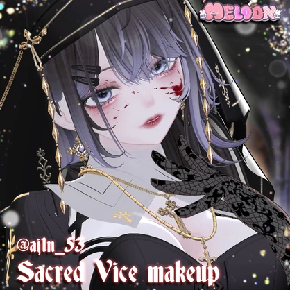 【ルミナ - LUMINA】 ✝️Sacred Vice🛐Make up + Eye texture + Poiyomi setting
