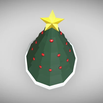 [FBX] [無料+] クリスマスツリー帽🪙
