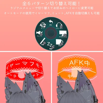 【VRC想定】ステータスヘイロー【MA対応】
