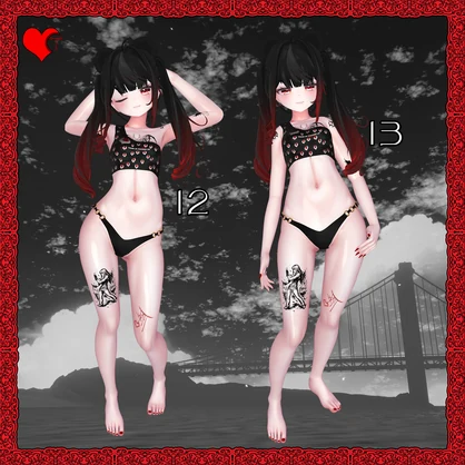 [無料] ファッション・ポーズ・パック [17ポーズ] [Unity/VRChat] [PosePlace] [TafuStore]