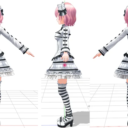 オリジナル３Dモデル「有子」