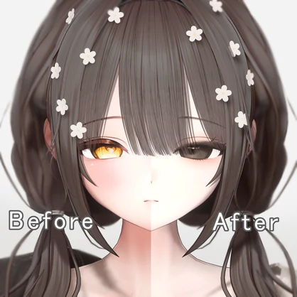 【Mayo/まよ】Makeup＆Eye Texture【メイクアップ&アイテクスチャ】
