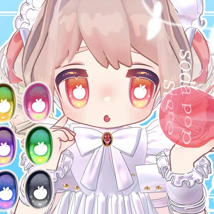 【キプフェル♡KIPFEL】『 - Apple texture - 』 Fece.Body&Eye texture