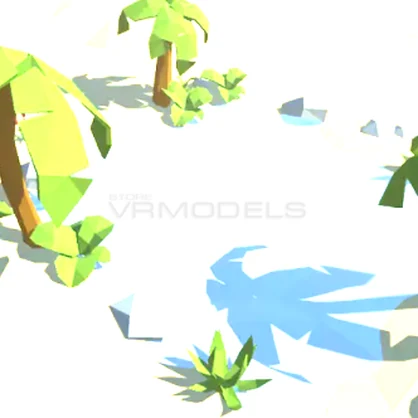 Lowpoly Desert map