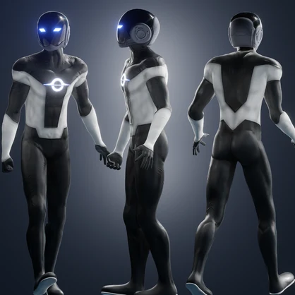 Radiant Black VRChat 3D Model + Unity package