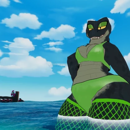 Gooby Gator, Furry avatar for VRC