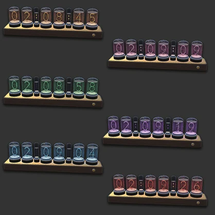 【無料】ニキシー管時計 / Nixie Tube Clock（VRChat ワールド用）