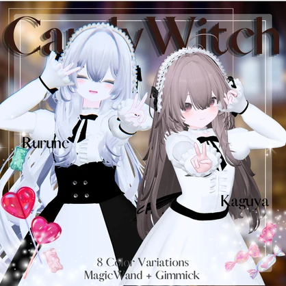 【7アバター対応】CandyWitch 🍬 3Way Outfit #CWCloset