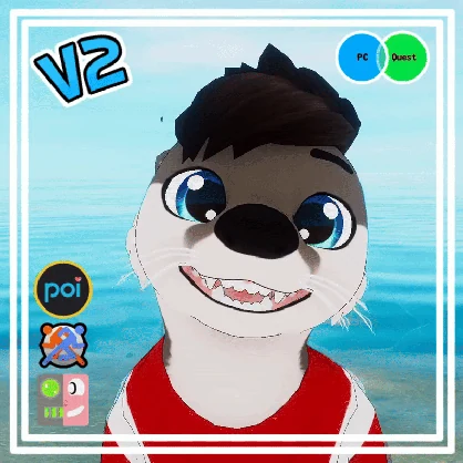 D.Otter V2 VRChat Base (FT, PC, & Quest)