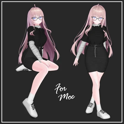 【複数アバター対応】TOMBOY OUTFIT【VRChat想定】