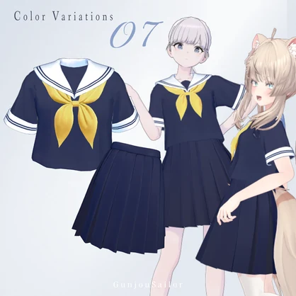 🌻群青セーラー🌻【Marycia/マヌカ/しなの/Sio/Lapwing】