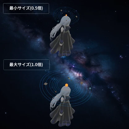 〖VRChat / MA対応〗ORRERY HALO｜惑星軌道ヘイロー