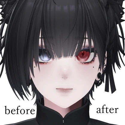 【泣夜】Crimson Bite Makeup