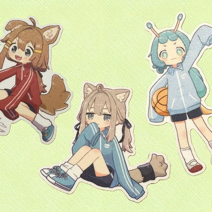 まめふれんず芋ジャーステッカーセット