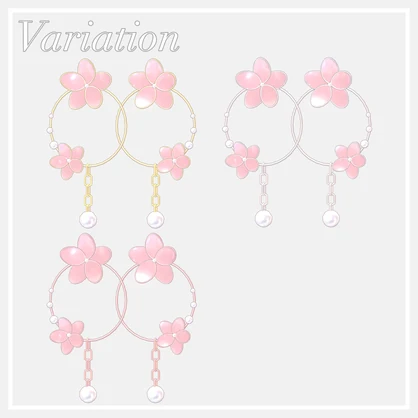 ももはなピアス【VRChat想定】