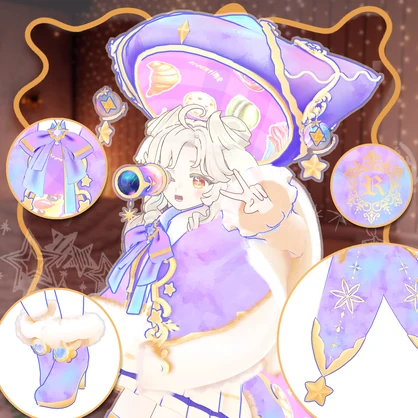 【サバラム -Savarum- 対応】DREAM STELLA【VRChat向け衣装モデル MA対応】