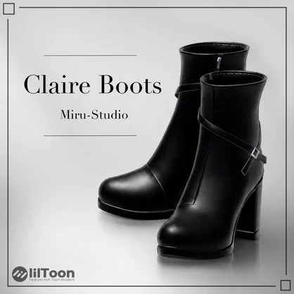 【11アバター対応】Claire Boots【VRC衣装】