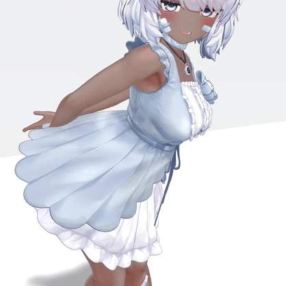 クマリ　褐色肌・メイクテクスチャ/kumaly dark skin・make up texture