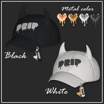 【VRChat想定】Devil cap【PB設定済】