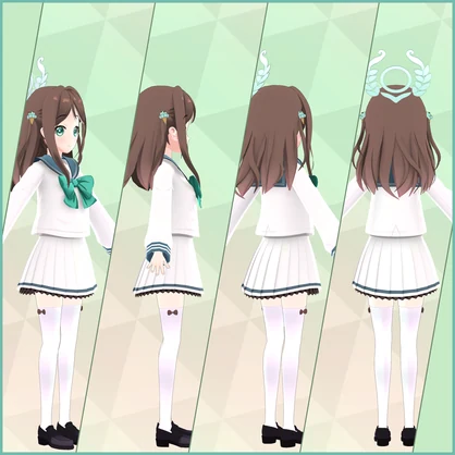 【キャラクター3Dモデル】栗村アイリ（ブルーアーカイブ）【VRChat向け】