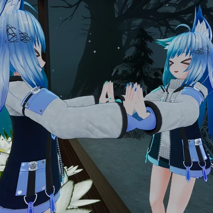 Transparent Cutout Mirror