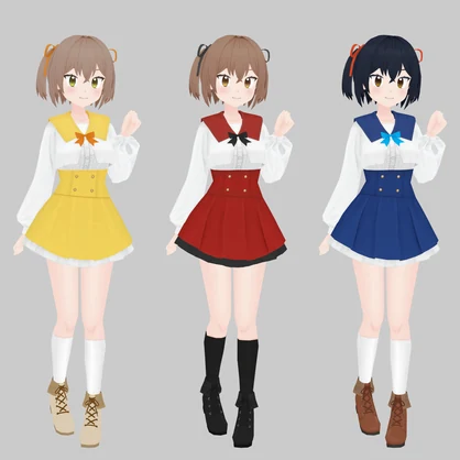 オリジナル３Dモデル「ちいあ」