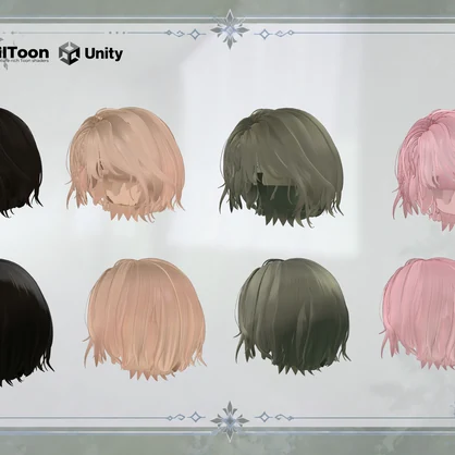 [MA対応]えありーボブ [Airy bob] [VRChat]