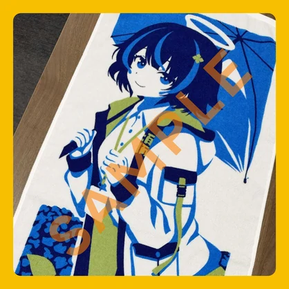 フェイスタオル びしょぬれのしずくさん