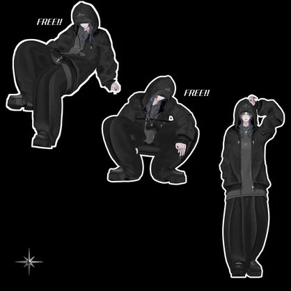 【SALE】【無料あり】MENS POSE SET Vol.1