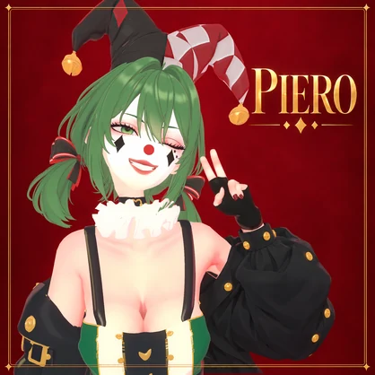 オリジナル3Dモデル「Piero」-ピエロ-