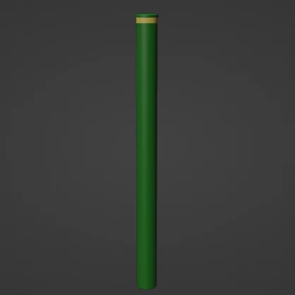 都内のガードレール　3Dモデル