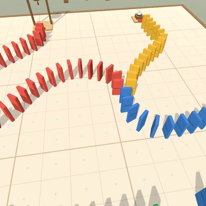 Dominoes Together | VRChat World Domino Playground