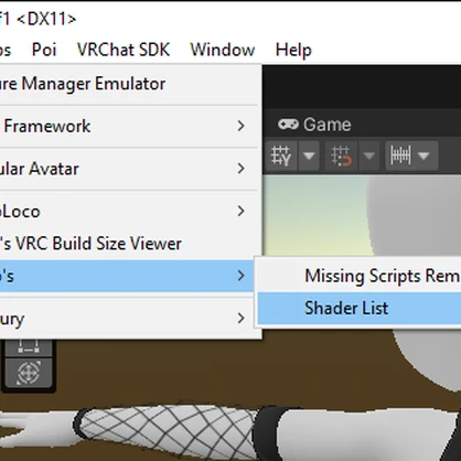 Rinvo's Shader List - Unity tool for Quest Avatar Creators