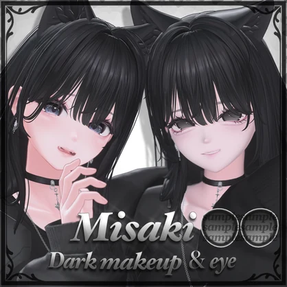 misaki Dark makeup