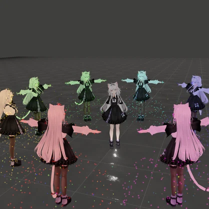 泉の女神ギミック【VRChat対応】【MA対応】