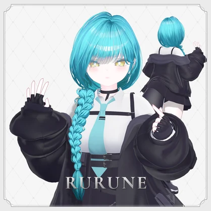 〈21アバター対応〉 ✦｡✨Side_Ponytail