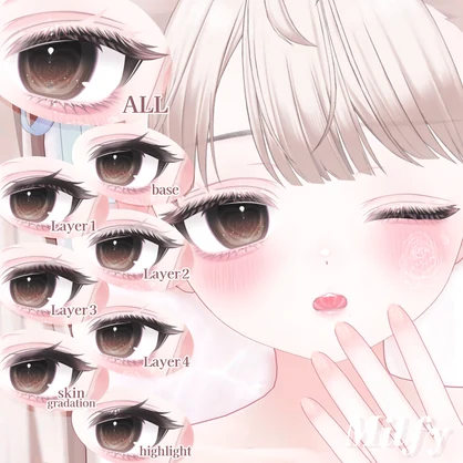 【SALE】【6アバター】🌹Ranunculus Makeup+Eye+Bodyblusher