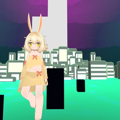 【VRChat想定】MA対応踊り子うささき