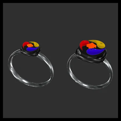 【無料/free】勾玉の指輪💍凪対応