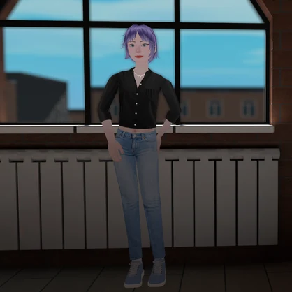 VRCHAT用 3Dモデル「ジュディス」