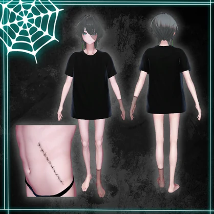 【Alué】LL.FrankenStitch AL【VRC想定ボディテクスチャ】
