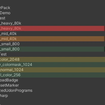 【無料】VRAM・ポリゴン数バッジツール Asset-Load-Badge