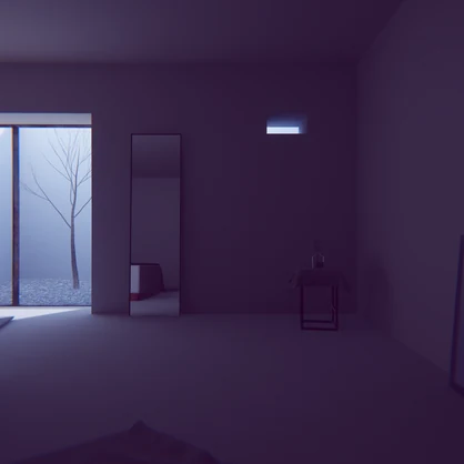 【VRChat想定】虚白【ワールドアセット】
