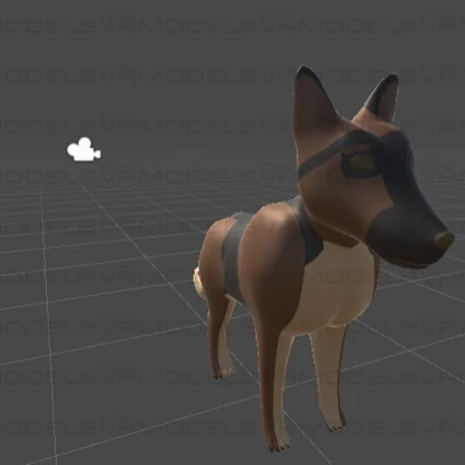 Tea's German Shepherd Plushie